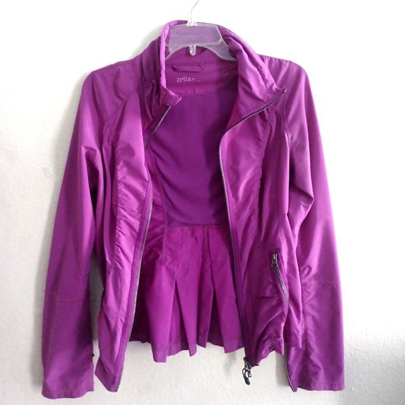 ZELLA Workout Purple Jacket zip up,sz.XS - Picture 5 of 8